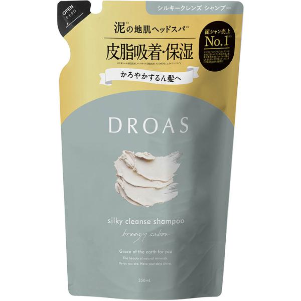 ドロアス シルキークレンズシャンプー 詰替 350mL×10個セット 