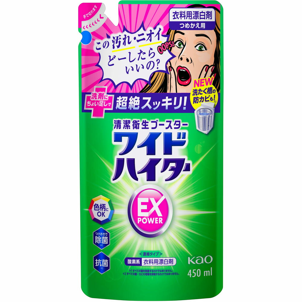 【3個セット】ワイドハイター EXパワー つめかえ用450ml×3個セット 【正規品】