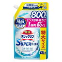 バスマジックリン お風呂用 スーパー泡洗浄 香りが残らない 詰め替え スパウトパウチ(800ml)【正規品】