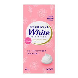 【3個セット】 花王石鹸ホワイト アロマティック ローズの香り 普通サイズ6個入り ×3個セット 【正規品】