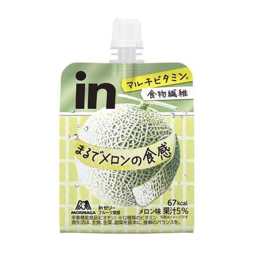 森永製菓 inゼリー フルーツ食感　メロン　150g【正規品】※軽減税率対象品