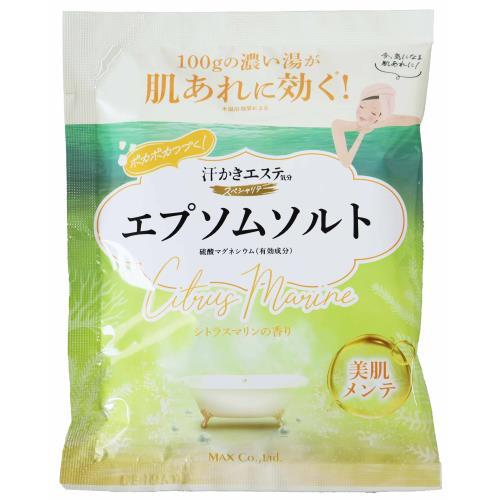 マックス　汗かきエステ　エプソムソルト　シトラスマリンの香り　100g【正規品】