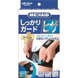 メディエイドしっかりガードヒザメッシュ　Sサイズ 商品説明 『メディエイドしっかりガードヒザメッシュ　Sサイズ』 通気性、ムレにくさに特化。 表側生地の80％以上に通気性素材を使用しています。 日常生活から運動時まで、あなたを快適にしっかりサポートします。 【メディエイドしっかりガードヒザメッシュ　Sサイズ　詳細】 原材料など 商品名 メディエイドしっかりガードヒザメッシュ　Sサイズ 原材料もしくは全成分 繊維（ナイロン・ポリウレタン・ポリエステル）　その他繊維外（クロロプレン・ポリウレタン・アクリル・ポリエステル・ナイロン） 販売者 日本シグマックス（株） 東京都新宿区西新宿1−24−1　エステック情報ビル7階 0800−111−3410 ご使用方法 普通に立った状態で、ヒザのお皿の中心から10cm上の太さに合わせ、（計測値がさかいになった場合は大きいサイズを）選んでください。 ご使用上の注意 ●アレルギー体質の方や皮膚が過敏な方、装着部に骨折、傷、しびれ、腫れ、湿疹、かぶれなどの異常がある場合は、ご使用をお控えください。 ●製品の仕様、外観などは改良のため予告なく変更することがあります。 ●製品には万全を期しておりますが、万一不良などお気づきの点がございましたら当社までご連絡ください。 広告文責 株式会社プログレシブクルー072-265-0007 区分 サポーター日本シグマックス メディエイドしっかりガードヒザメッシュ　Sサイズ×5個セット