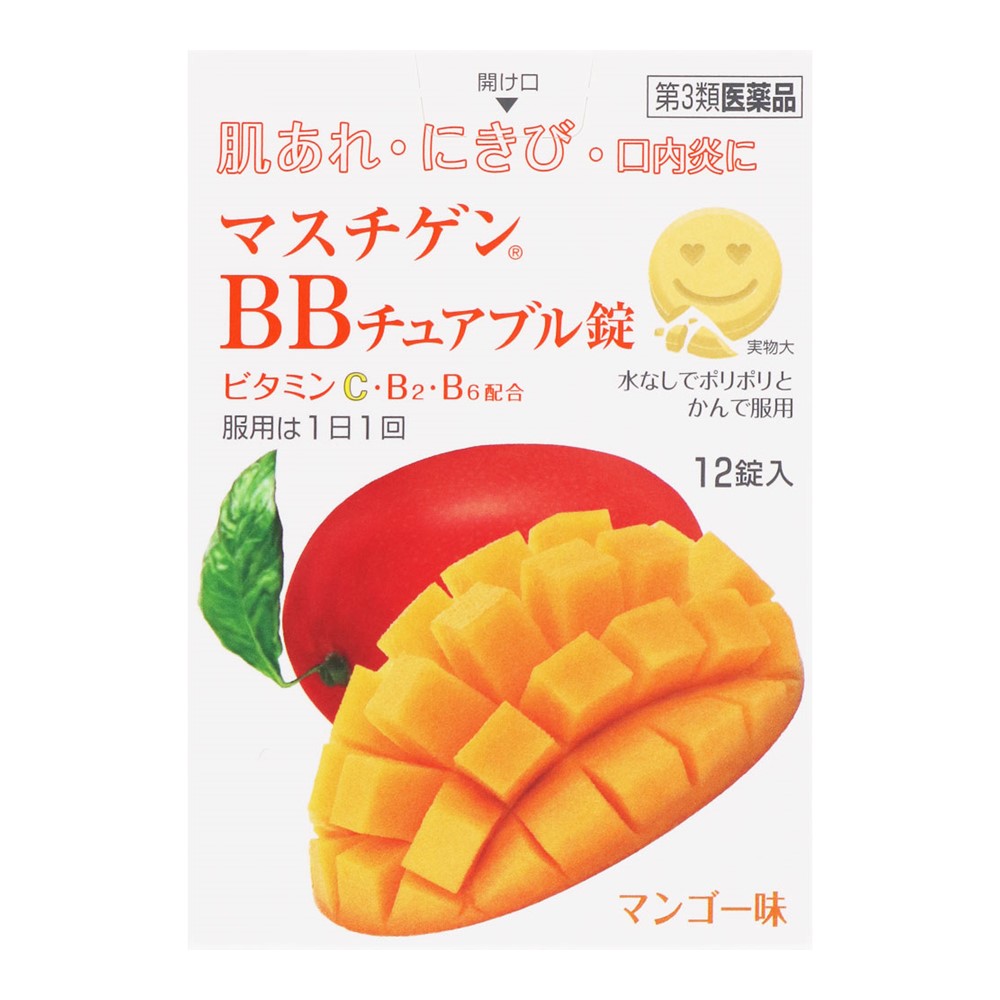 【第3類医薬品】【3個セット】 マスチゲン BBチュアブル錠 12錠×3個セット 【正規品】