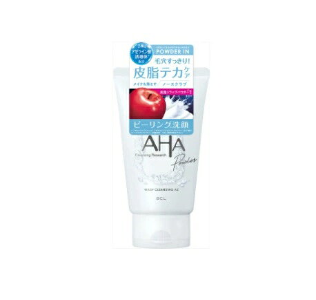 BCL AHA クレンジングリサーチ ウォッシュクレンジングAZ 商品説明 『BCL AHA クレンジングリサーチ ウォッシュクレンジングAZ』 毛穴汚れと古い角質を取り除き、皮脂トラップパウダーが過剰な皮脂を選択的に吸着し、ベタつきやテカりをすっきり洗い流します。 【BCL AHA クレンジングリサーチ ウォッシュクレンジングAZ　詳細】 原材料など 商品名 BCL AHA クレンジングリサーチ ウォッシュクレンジングAZ 内容量 120g 原産国 日本 販売者 株式会社スタイリングライフ・ホールディングス ご使用方法 適量を手に取り、水を加え泡立てて洗い、流します。 しっかりメイク時は濡れた肌に直接なじませて流します。 ご使用上の注意 スクラブ入り等のため、目に入らないよう十分ご注意ください。 こすりすぎないようにしてください。 広告文責 株式会社プログレシブクルー072-265-0007 区分 化粧品BCL AHA クレンジングリサーチ ウォッシュクレンジングAZ　120g×48個セット　1ケース分