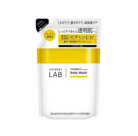 Soaps, Body Washes - 【3個セット】 JPSLAB アンレーベルラボ V クリーミーモイスト ボディウォッシュ シトラスペアー つめかえ(310ml)×3個セット【正規品】