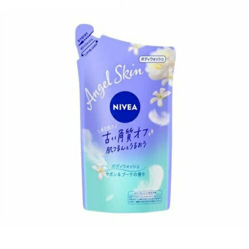 【5個セット】 花王 ニベア エンジェルスキン ボディウォッシュ サボン つめかえ(360ml)×5個セット【正規品】
