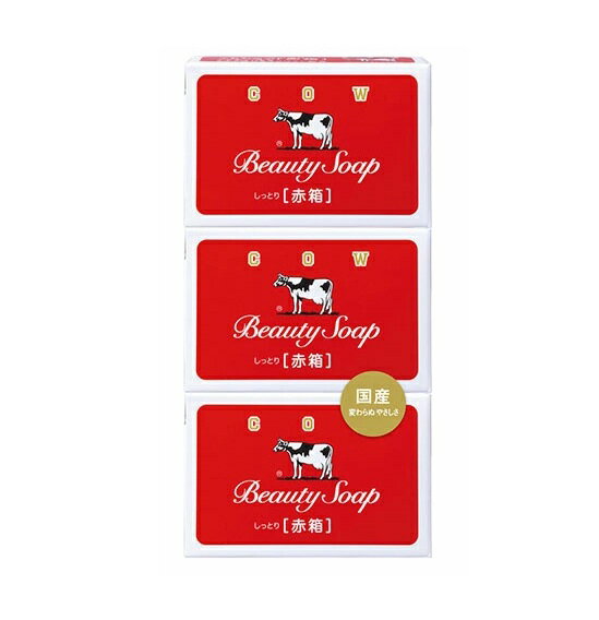 【5個セット】 牛乳石鹸共進社 カウブランド 赤箱(3個入)×5個セット【正規品】