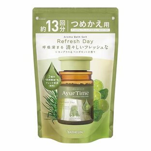 【10個セット】 アーユルタイムリフレッシュデイ　　レモングラス＆ベルガモットの香り　詰め替え520g×10個セット【正規品】