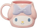 【10個セット】 スケーター 陶器製ダイカットマグカップ マイメロディ(390ml)×10個セット【正規品】