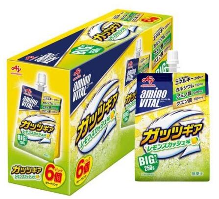 味の素 アミノバイタル ガッツギア レモンスカッシュ味(250g×6個入)【正規品】※軽減税率対象品