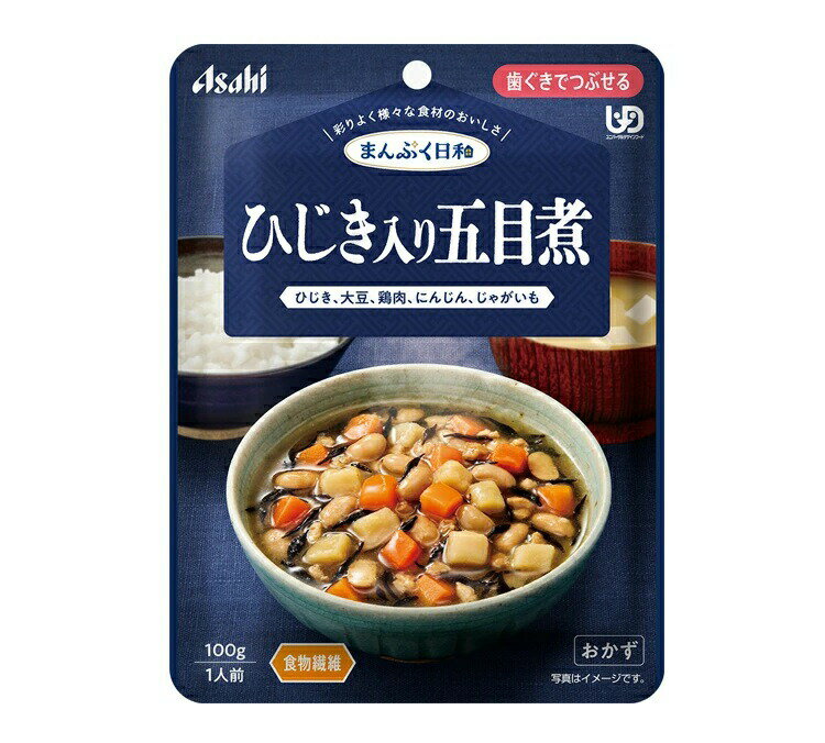 【5個セット】 アサヒ まんぷく日和 ひじき入り五目煮