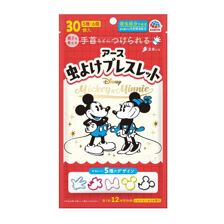 【20個セット】 アース製薬 虫よけブレスレット ミッキー＆ミニー(30個入)×20個セット【正規品】
