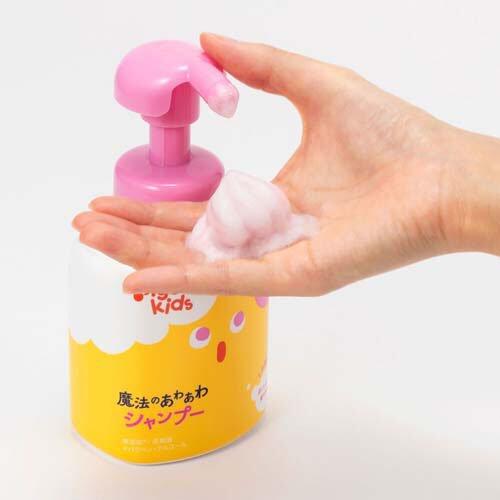 ブルームグリーンのピジョンキッズ 魔法のあわあわシャンプー(350ml)【正規品】【k】【ご注文後発送までに1週間前後頂戴する場合がございます】｜アングル2