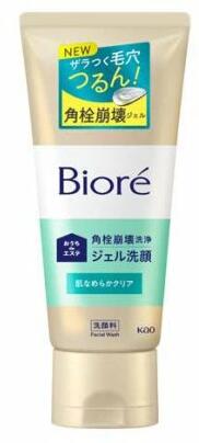 【24個セット】【1ケース分】 花王 ビオレ おうちdeエステ ジェル洗顔 肌なめらかクリア(180g)×24個セット　1ケース分【正規品】