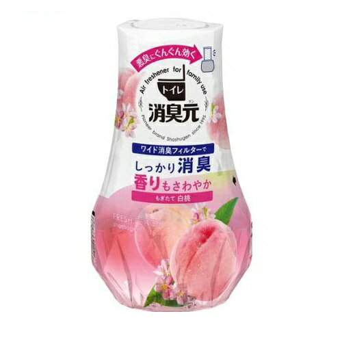 【5個セット】 小林製薬 トイレの消臭元 置き型 もぎたて白桃(400ml)×5個セット【正規品】