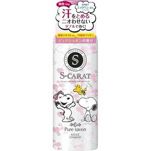 【24個セット】【1ケース分】 エスカラット 薬用 デオドラント パウダースプレー ピュアシャボンの香り 180g ×24個セット 1ケース分【正規品】