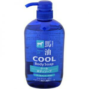 【32個セット】【2ケース分】馬油 クール ボディソープ 600ml×32個セット　2ケース分【正規