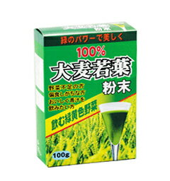 大麦若葉粉末 100％　100g入り 商品説明 『 大麦若葉粉末 100％　100g入り 』 緑のパワーで美しく、飲む緑黄色野菜♪ 大麦若葉の青汁は飲みやすく、野菜不足の方、 偏食しがちな方、おいしく青汁を飲みたい方におすすめです。 【大麦若葉粉末 100％　100g入り　詳細】 栄養成分表示 【 6g 当たり 】 エネルギー 22kcal 糖質 0.73g たんぱく質 1.51g ナトリウム 32.6mg 脂質 0.34g 食物繊維 2.49g 原材料など 商品名 大麦若葉粉末 100％ 原材料名 大麦若葉末 内容量 100g 保存方法 品質保持の為、直射日光・高温多湿を避け、涼しいところに保管してください。 販売者 中央薬品　株式会社 お召し上がり方 1日量(目安)は3〜6g(添付スプーン山盛り1〜2杯)です。 広告文責 株式会社プログレシブクルー072-265-0007 区分 日本製・健康食品☆ 野菜不足の方に♪