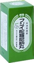 フジイ陀羅尼助丸 4200粒入 商品説明 『フジイ陀羅尼助丸 210回分（4,200粒）』 古代より修験者が集まる霊場として名高い吉野山（奈良県）で生まれた名薬です。 永い歴史の中、地道な研究と努力で大和の名薬「陀羅尼助丸」として人々に広くゆっくりと浸透してきました。 オウバク、センブリ、ゲンチアナなどの和漢生薬を配合し、胃弱、腹痛、下痢などの症状や、飲み過ぎ・食べ過ぎ・二日酔いのむかつきや食欲不振に。 ※ メーカー様の商品リニューアルに伴い、商品パッケージや内容等が予告なく変更する場合がございます。また、メーカー様で急きょ廃盤になり、御用意ができない場合も御座います。予めご了承をお願いいたします。【フジイ陀羅尼助丸 4200丸詳細】 成分60粒(一日量)中 オウバク軟稠エキス 1000mg 日局センブリ末 30mg 日局ゲンチアナ末 500mg 延命草末 570mg 日局ゲンノショウコ末 1000mg 原材料など 商品名 フジイ陀羅尼助丸 4200丸 内容量 210回分（4,200粒入り） 販売者 藤井利三郎薬房 用法・用量 15才以上・・・1回20粒 11才以上15才未満・・・1回13粒 8才以上11才未満・・・1回10粒 5才以上8才未満・・・1回6粒 3才以上5才未満・・・1回5粒 1日3回食後白湯又は清水にて服用する。 効果・効能 食欲不振(食欲減退)、胃部・腹部膨満感、消化不良、胃弱、食べ過ぎ(過食)、飲み過ぎ(過飲)、胸やけ、もたれ(胃もたれ)、胸つかえ、はきけ(むかつき、胃のむかつき、二日酔・悪酔のむかつき、吐気、悪心)、嘔吐 広告文責 株式会社プログレシブクルー072-265-0007 商品に関するお問い合わせ お客様相談センター 0776-27-3033 お電話でのお問い合わせの受付時間は、 月〜金（祝日除く）10時〜19時になります メーカー（製造） 藤井利三郎薬房 区分 日本製・第3類医薬品 ■ 医薬品の使用期限 医薬品に関しては特別な表記の無い限り、1年以上の使用期限のものを販売しております。 それ以外のものに関しては使用期限を記載します。 医薬品に関する記載事項はこちら【第3類医薬品】フジイ陀羅尼助丸 4200粒 （フジイダラニスケガン）×3個セット 丸 錠