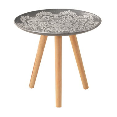 トレーテーブルMサイドテーブル ナイトテーブル ミニテーブル 北欧風 モロッコ風 ソファテーブル 丸テーブル 円形 シンプル おしゃれ