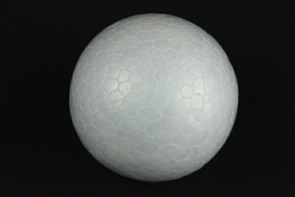 布花・アートフラワー用資材 素ボール球 φ35mm 材質=スチロール 30個入り／1袋Art Flower Plain Balls Plain Ball, φ35mm, Material=Styrene, 30 Pieces/1 Pack