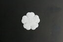 布花・アートフラワー用抜き弁1199TM かすみ草花弁特上モメン固糊約17mm×約17mm 50枚【ネコポス可】Art Flower Cutout Petals...