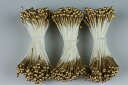 布花・アートフラワー用ペップ P216 ゴールドペップ 0.5号 両付き ゴールド 3束入り(144本/束×3束=1袋)