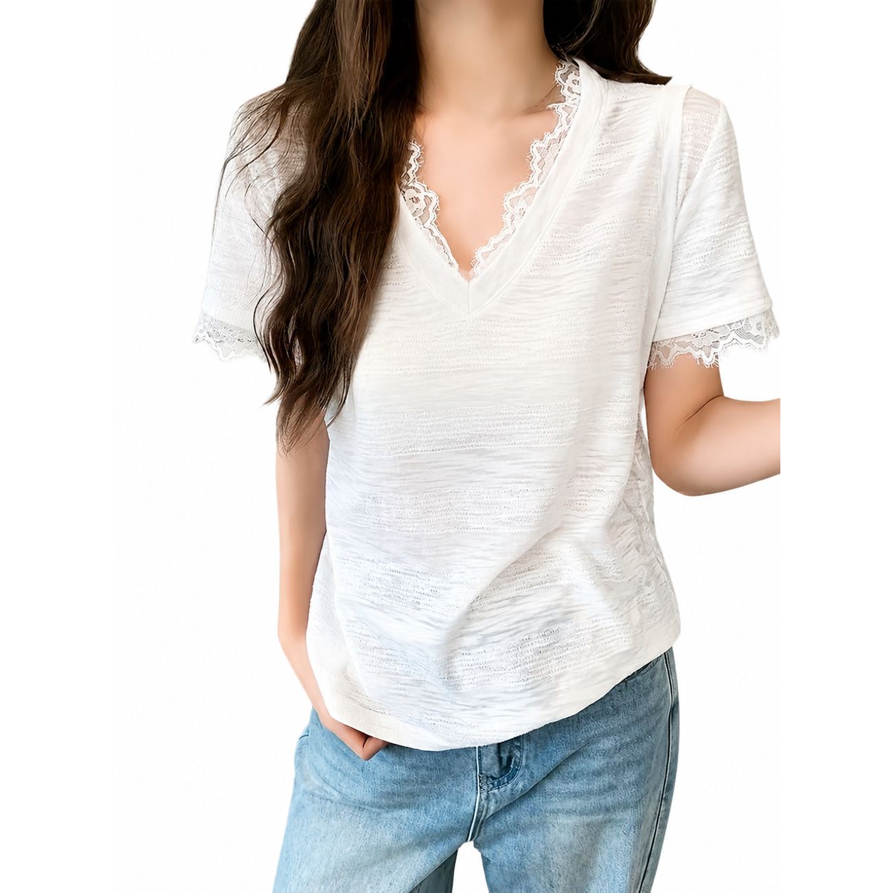 カットソーレディース半袖Tシャツレ...