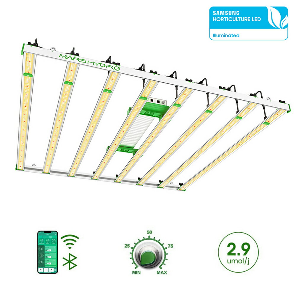 Mars Hydro FC8000 植物育成LEDライト マーズハイドロ 全国送料無料 ガーデニング 土水耕栽培 グロウアガベ 趣味 室内 室外 商業用 ライト 育成ライト