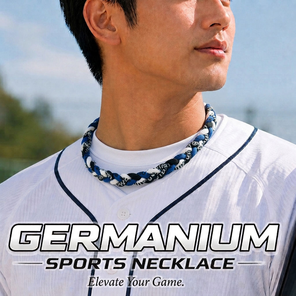 三つ編みスポーツネックレス スポーツに最適！金属アレルギーフリー 軽量設計 ゲル...