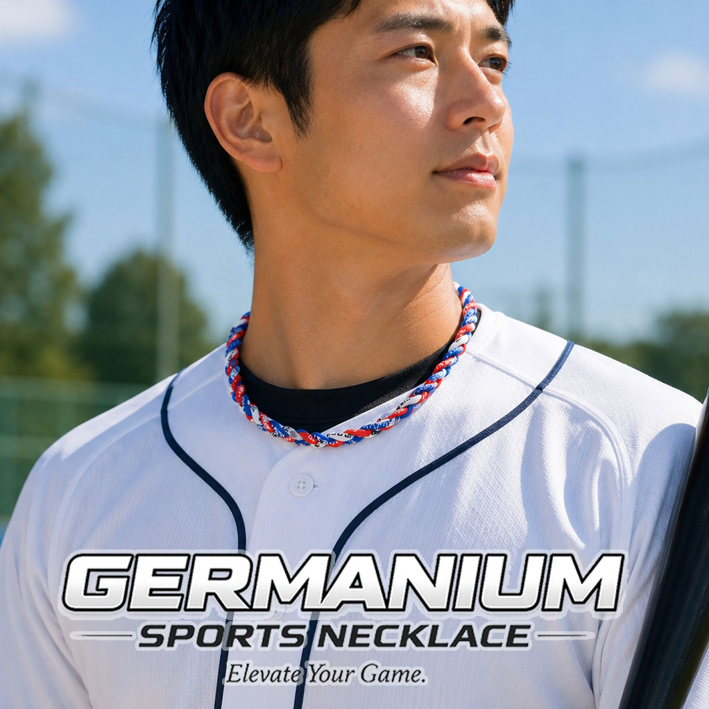 三つ編みスポーツネックレス スポーツに最適！金属アレルギーフリー 軽量設計 ゲル...