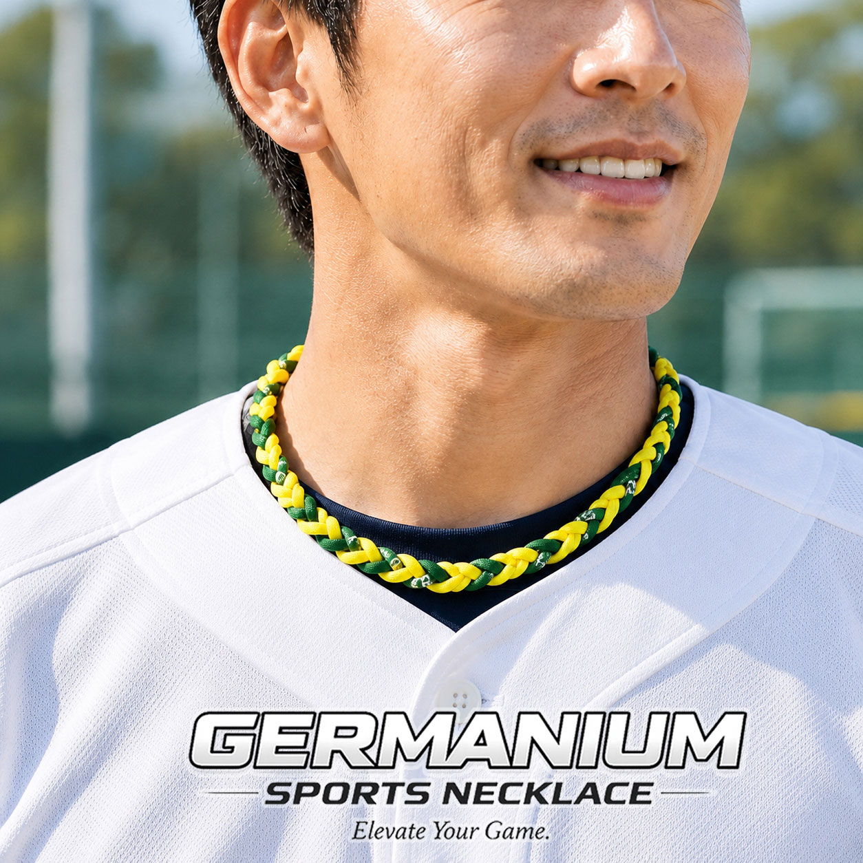 なぜ、あの野球選手たちは首元に「三つ編み」を選ぶのか？ テレビのスポーツ中継や球場で、選手たちの首元に目が留まったことはありませんか？激しいプレーの最中も、胸元で存在感を放つ色鮮やかな「三つ編みネックレス」。 「単なるおしゃれ？」「何か特別な理由があるの？」 コンディション管理に妥協しないプロたちが選ぶギアには、明確な理由があります。一度その着け心地を知った方の多くが、日々の習慣として手放せなくなる理由がここにあります。 ＼ 他のカラー・バリエーションも豊富にご用意！ ／ ユニフォームやウェアに合わせて選べる全カラー一覧はこちらからご覧いただけます。 ＞＞ 三つ編みネックレス カラー一覧を見る ＜＜ パフォーマンスに集中できる、最高の「オン」と「オフ」を スポーツ時だけでなく、日常で「気持ちを切り替えたい」時に。このネックレスを身につけることで、トレーニングや仕事へ挑むスイッチが自然と入ります。首元に適度なアクセントとフィット感を与え、最高のパフォーマンスを引き出すパートナーとして活躍します。 ■ 本商品が選ばれる3つの特長 【1】汗や水に強い「特殊圧縮成型」 独自技術により、スポーツでの動きや繰り返しの水洗いにも優れた耐久性を発揮。いつでも清潔に保てます。 【2】金属不使用でストレスフリー 金属パーツ不使用のオール樹脂仕様。汗による変色や不快感がなく、金属アレルギーの方も安心です。 【3】厳選素材ブレンド（ゲルマニウム・チタン配合） ナイロン樹脂とPVCにゲルマニウムとチタンを配合。機能的な質感とスポーツギアらしい存在感を演出します。 ここが違う！選ばれる理由 ・立体的な三つ編みデザイン：通常のコードタイプと異なり、フィット感と洗練された存在感が抜群です。 ・お手入れの手間を短縮：布製のように汗を含んで乾きにくくなることがなく、丸洗いですぐ綺麗になります。 ■ おすすめの使用シーン ・野球・ゴルフ・ランニングに：ウェアのアクセントに最適。激しい運動でも気になりません。 ・毎日のジムワークやトレーニングに：汗をかくシーンでも安心。 ・手首や足首に巻くスタイルも：首だけでなく、2重に巻いてブレスレットやアンクレットとしても活用できます。 【製品仕様】 サイズ長さ 約50cm（1本の太さ 約5mm） 重量約50g 素材・材質ナイロン樹脂、PVC（ゲルマニウム、チタン配合） ご使用方法手、足、首に装着してください。複数でのご使用もおすすめです。 ■ よくある質問 Q. 水洗いは可能ですか？ A. はい。水洗いが可能です。圧縮成型のため、繰り返し洗っても品質に問題はありません。 Q. 金属アレルギーでも使えますか？ A. 金属を使用していないため、金属アレルギーの方も安心してお使いいただけます。 アスリートも愛用する質感とデザインを、あなたの毎日に。 首元から気分を高め、理想のコンディションで毎日のパフォーマンスを体感してみませんか？ 【使用上の注意】 ・幼児の手の届かない所に保管して下さい。 ・異常を感じたときには使用をおやめ下さい。 ・多少変色する場合がありますが、品質に問題はありません。