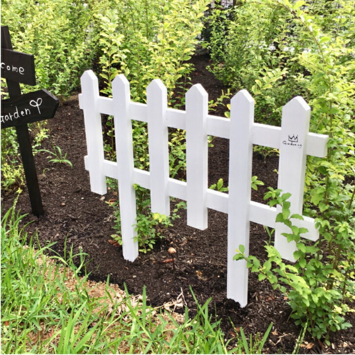【木製フェンス小サイズ】　エクステリア　　ガーデニング　お庭にさすだけでおしゃれな雰囲気♪
