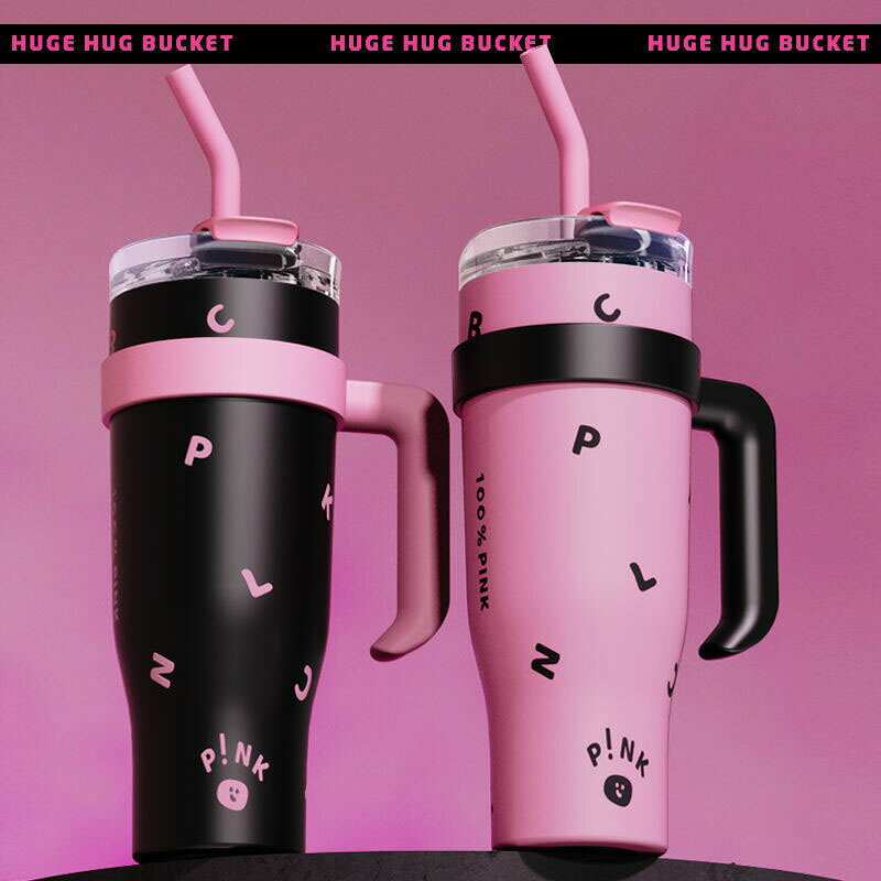 Rakuten - ストロー付きタンブラー 水筒 マグカップ 1200ml お茶 抗菌 スボトル コンパクト 蓋付き 軽量 清潔 直飲み 大容量 頑丈で軽量 ファション おしゃれ アウトドア 紳士 コップ 茶こ プレゼント 二重構造