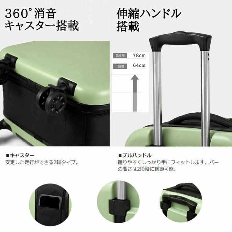 スーツケース コンパクト 収納 折り畳み 超薄型 45L 62L 103L 折り畳みスーツケース おしゃれ ロック 省スペース収納 軽量 防水 トラベルバッグ 旅行カバン 静音 機内持ち込み可能 2~3泊用 出張 旅行 コンパクト スタイリッシュ blossommart-10005165 ブロッサムマート 楽天市場店 サンプル画像2