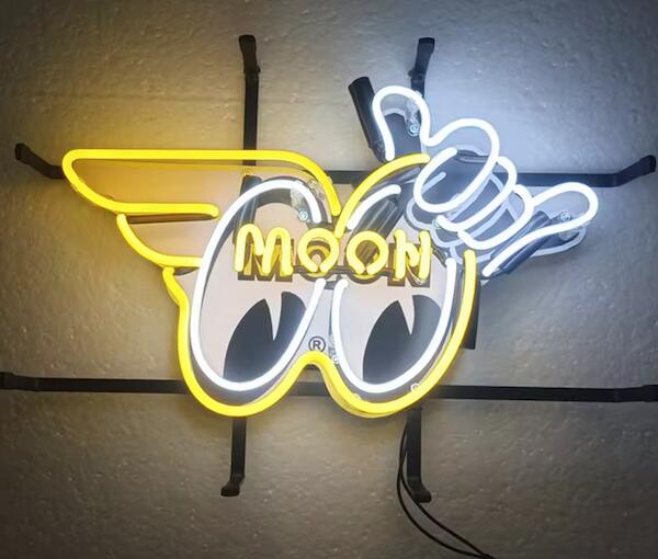 ネオン MOON EYES 看板 ガレージ ヴィンテージ アメリカン雑貨 トラック ハーレー フィギュア ホットロ..