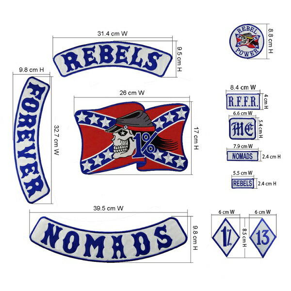 REBELS 1%er MC モーターサイクルクラブ