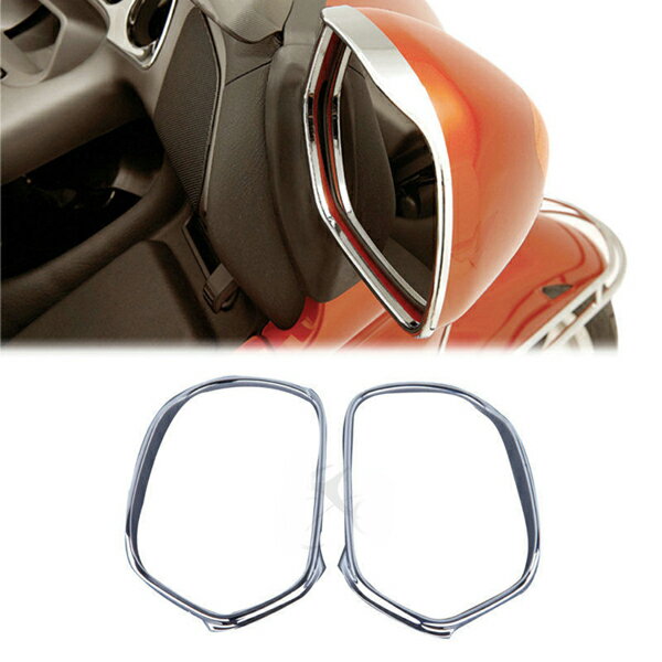 ホンダ ゴールドウイング ミラートリム クロームHonda Goldwing GL1800 GL 1800 2001-2012年