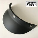 Blowout マットブラック 500-TX ヘルメットバイザー ビンテージ スモール ト シールド ヘルメット BELLカフェレーサーヘルメット チョッパー ハーレー BUCO 500-TX ハーフ ポリス つや消し黒 ブラック