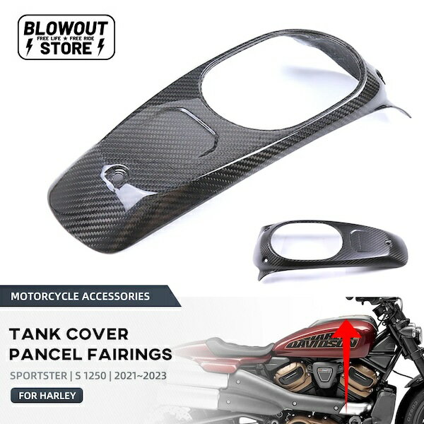 ハーレー スポーツスターS カーボンファイバー タンクカバー コンソール トリム Sportster S1250 S RH1..