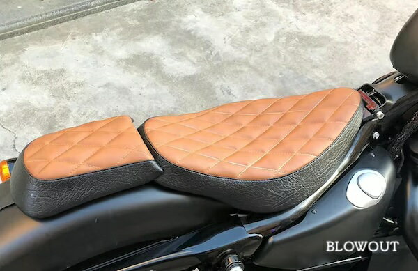スポーツスター シート シングル ダブル パッセンジャーシート ベイツ カフェレーサー ハーレー XL883 XL1200 48 アイアン ロー フォーティエイト