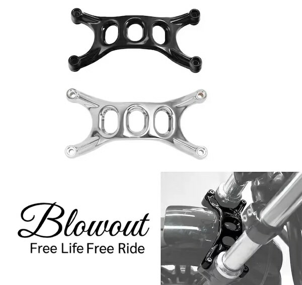 48 XL1200X フロントフォークブレース ハーレー スポーツスター XL1200 Front Fork Brace スタビライザー フォークブレイス