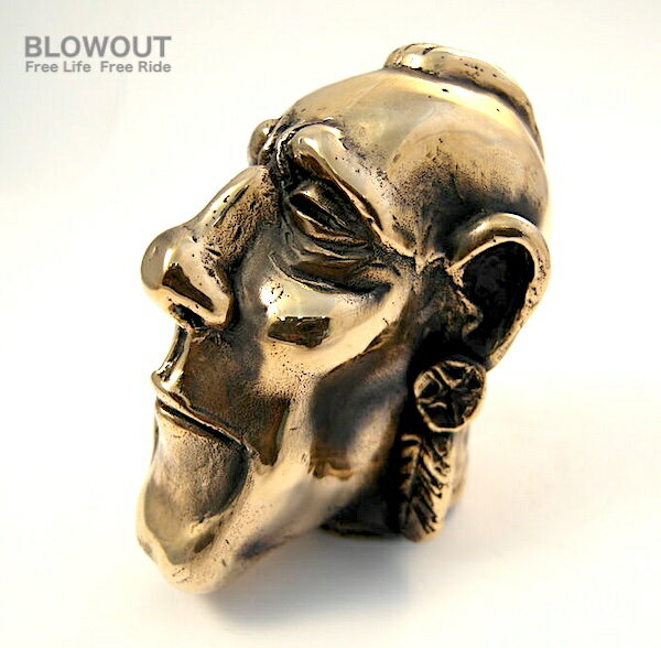 シフトノブ BRASS 真鍮 インディアン ハーレー ショベル パン ナックル ボバー チョッパー スーサイド ..