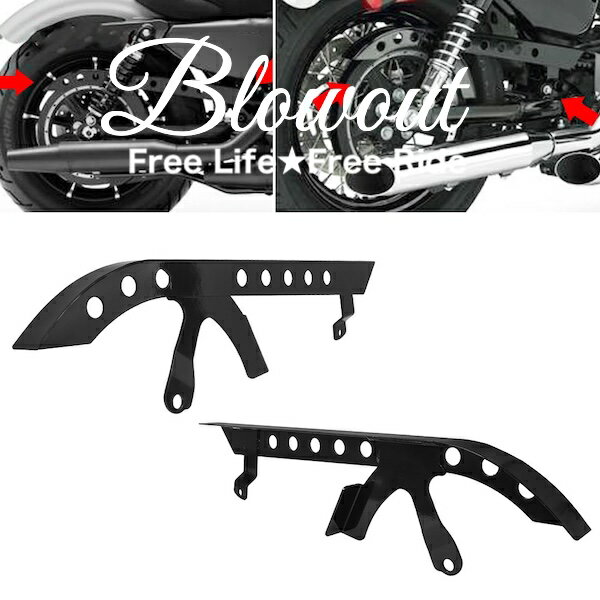 Blowout 2004年〜スポーツスター ドライブベルトカバー ハーレー 883 ベルト XL 48 アイアン フォーティエイト