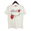 ハイボール/HI BOWL Belo Type2 ロゴプリント Tシャツ サイズ メンズS ホワイト ランクB 71H22【中古】