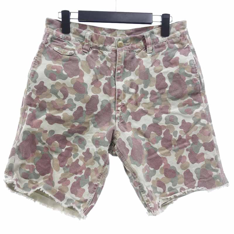 バラブシュカ/BALABUSHKA BR-110608 CAMO SHORTS ショーツ ショート ハーフ パンツ サイズ メンズ4 マルチ ランクC 21L22【中古】