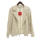 AtB/unfil cotton double crepe wrap jacket WPbg TCY fB[X0 x[W NN/B 22L23yÁz