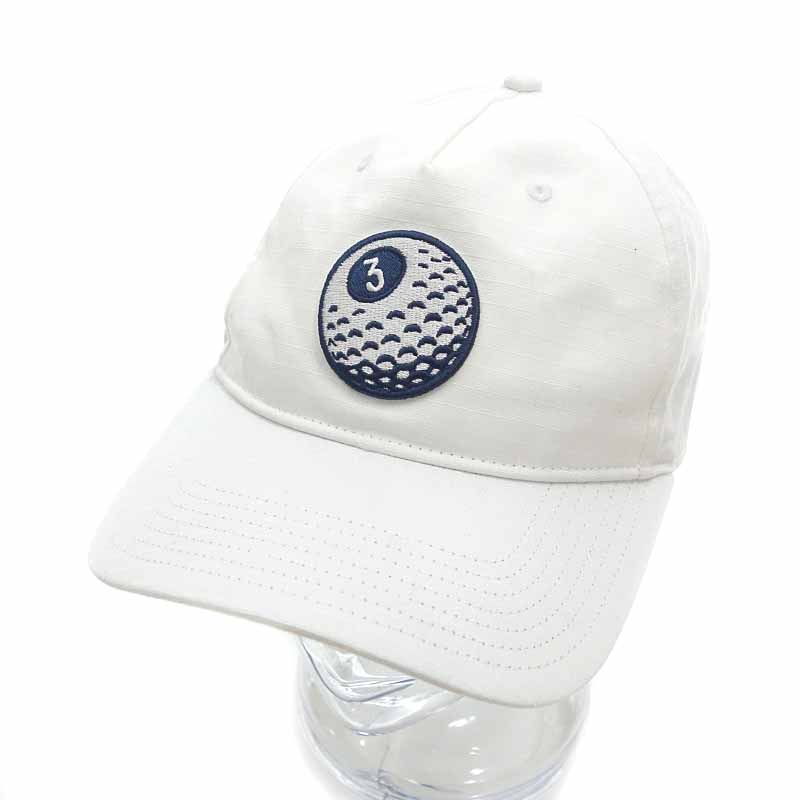 アディダス/ADIDAS GOLF ゴルフ BALLER GOLF CAP キャップ サイズ ユニセックスフリーサイズ ホワイト ランクB 13A24