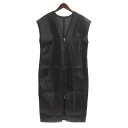 VFu[/LE CIEL BLEU Faux leather gilet dress tFCN U[ xXg TCY Y36 ubN NS 12D24yÁz